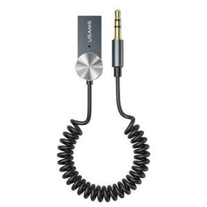 Receptor Audio Wireless Usams, Bluetooth 5.0, Jack 3.5mm, Negru - US-SJ464