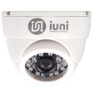 Camera supraveghere iUni ProveCam C071, CMOS, 700 linii, 24 led IR, lentila fixa 3,6mm, Alb