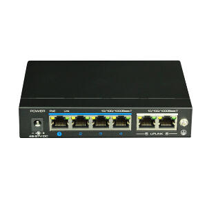 Switch ethernet gigabit POE+ UTP3-GSW04-TP60, 4+2 porturi, 12Gbps, 60W