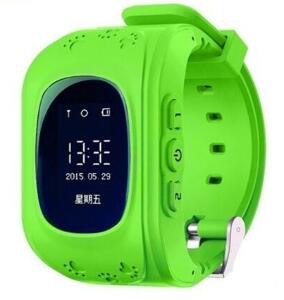 Ceas Smartwatch copii GPS Tracker iUni Q50, Telefon incorporat, Apel SOS, Verde