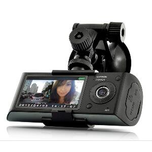 Resigilat! Camera Auto Dubla Cu GPS iUni Dash X3000 Plus, display 2.7 inch