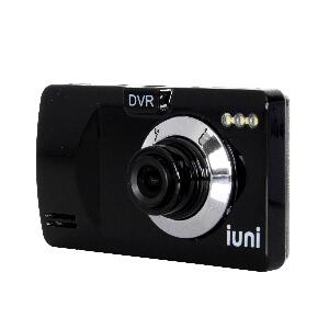 Resigilat! Camera auto DVR iUni Dash P818, HD, LCD 2,5 inch, Unghi de filmare 120 grade, Playback
