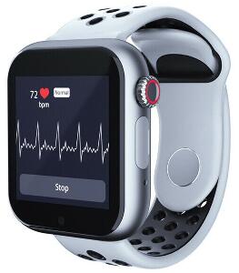 Ceas Smartwatch cu telefon iUni Z6S, Touchscreen, Bluetooth, Notificari, Camera, Pedometru, White