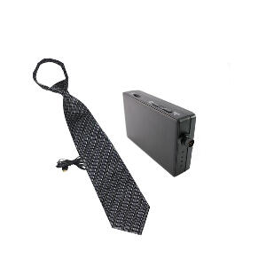Kit mini DVR portabil cu camera spion ascunsa in cravata NT-18HD+PV-500NEO, 2 MP, WiFi, microfon incorporat