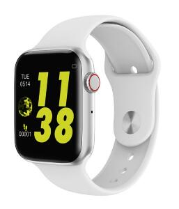 Ceas Smartwatch Techstar® W34S Alb, 1.54 inch HD IPS, Monitorizare Cardiaca,Electrodiagrama ECG, Sedentary, Bluetooth