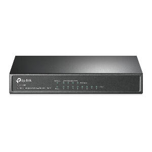 Switch cu 4 porturi PoE TP-Link TL-SF1008P, 2000 MAC, 100 Mbps