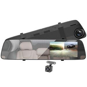Camera Auto Oglinda iUni Dash A5+, Dual Cam, Display 4.5 inch, Full HD, Night Vision, WDR by Anytek