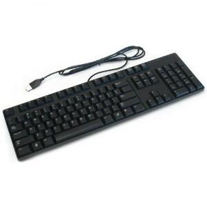 Tastatura Dell, layout norvegiana, USB, Negru