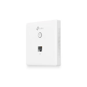 Acces Point wireless TP-Link EAP115-WALL, 2 porturi, 2.4 GHz, 300 Mbps, PoE