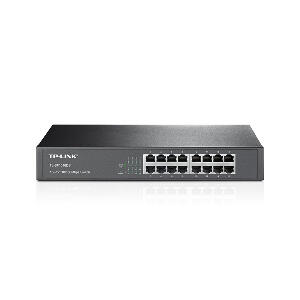 Switch cu 16 porturi TP-Link TL-SF1016DS, 8000 MAC, 3.2 Gbps