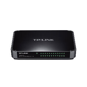 Switch cu 24 de porturi TP-Link TL-SF1024M, 8000 MAC, 4.8 Gbps