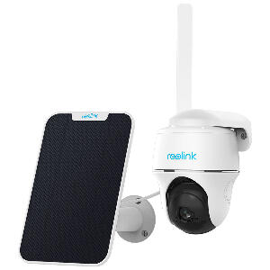 Camera de supraveghere wireless Speed Dome PT Reolink Starlight Go PT, 2 MP, GSM 4G, microfon, slot card + panou solar