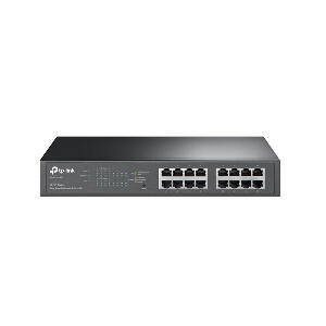Switch cu 16 porturi TP-Link TL-SG1016PE, 8 PoE+, 8000 MAC, 32 Gbps