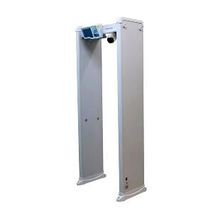 Detector de metale cu camera dome pentru detectarea temperaturii Hikvision ISD-SMG318LT-F, 4 MP, IR 15 m, 3 mm, stroboscop