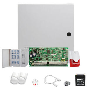 Sistem alarma antiefractie de interior DSC KIT 1832 INT, 4 partitii, 8-32 zone, 72 utilizatori