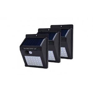 Set 3 Lampi solare cu senzor de miscare, 30 LED-uri