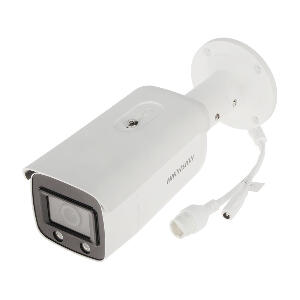 Camera supraveghere de exterior IP Hikvision ColorVu DS-2CD2T47G1-L, 4 MP, lumina alba 30 m, 2.8 mm, slot card
