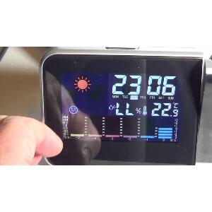 Ceas cu Afisaj Ora LCD Data Umiditate si Temperatura