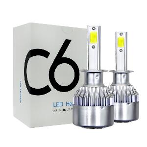 Set becuri LED auto C6, 36W, 3800Lm, 6000k - HB4 - 9006