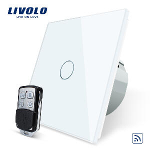 Intrerupator LIVOLO simplu wireless cu touch si telecomanda inclusa