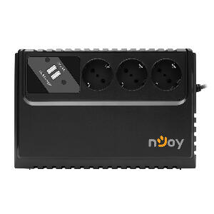UPS NJOY Renton 650 USB UPLI-LI065RE-CG01B, 650 VA, 360 W