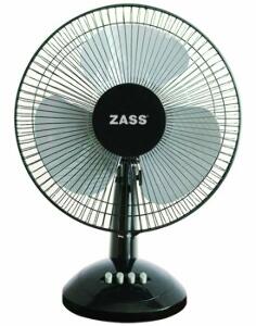 Ventilator de birou Zass ZTF 1202, 30cm diametru, 35W, Silentios si puternic, negru