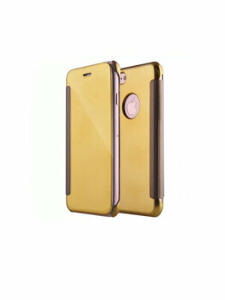 Husa de protectie Tellur Mirror PU leather pentru Apple iPhone 8 / iPhone 7, Gold