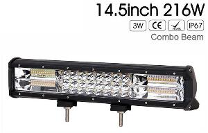 Led bar 15 inch, 216W stroboscop 12v-24v calitate superioara produs pentru U.S.A+cadou