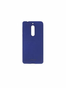 Pachet Husa Tellur Sand silicon case for Nokia 5, Blue - TLL121802 + Suport magnetic Tellur MCM3 pentru ventilatie, plastic, Negru