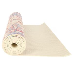 Saltea yoga cu design roll-up si suprafata anti-alunecare, 173 x 61 x 0.50 cm, Grunberg YM5 (multicolor)