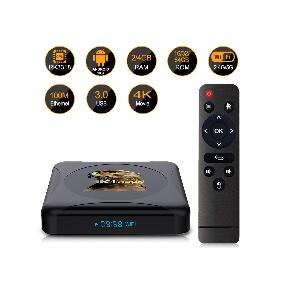 Media player TV Box HK1 RBOX Mini Android 10, 4GB RAM, 32GB ROM, Mini PC 4K, Netflix subtitrat, Google Classro