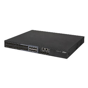 Switch cu 36 porturi Dahua S5500-24GF4XF-E, 16000 MAC, 336 Gbps, cu management