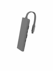 DockingHub USB-C, HDMI 4K/1080p, USB-C, USB-A 3.0, USB-C (PD), cititor card Micro-SD/TF