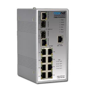 Switch industrial cu 8 porturi Comnet CNGE2FE8MSPOE2, cu management