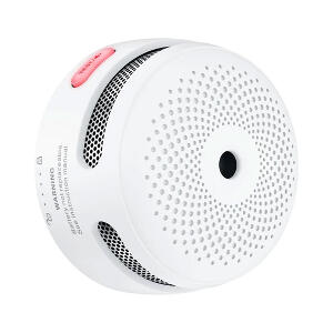 Mini detector wireless de fum standalone cu sirena X-Sense XS01-WT, control de pe telefon, 85 dB, 5 ani autonomie