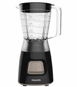 Blender Philips Daily Collection HR2052/90, 350 W, 1.25 l, Pulse, Negru