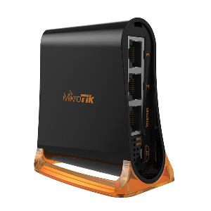 Acces Point wireless MikroTik hAP mini RB931-2ND, 3 porturi, 2.4 GHz, 300 Mbps