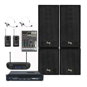 Sistem Sport-dance System-4 906036, 700 W RMS, bluetooth, microfon headset, fitness
