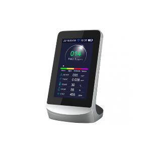 Senzor WiFi pentru detectarea calitatii aerului ZKTeco AQD-V43-W, CO2, PM2.5, TVOC, temperatura, umiditate, plug and play