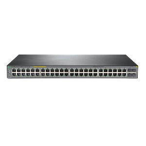 Switch cu 48 porturi Aruba JL386A, 104 Gbps, 77.3 Mpps, 16.000 MAC, 4 porturi SFP, 1U, PoE, cu management