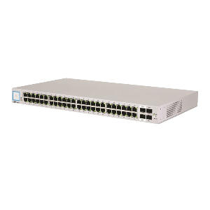 Switch cu 48 porturi Ubiquiti UniFi US-48-500W, 140 Gbps, 2 porturi SFP, 2 porturi SFP+, 1U, PoE, cu management