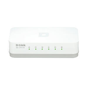 Switch cu 5 porturi D-Link GO-SW-5E, 1 Gbps, 2.000 MAC, fara management