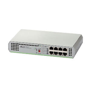 Switch cu 8 porturi Allied Telesis AT-GS910/8-50, 16 Gbps, 11.9 Mpps, 4.000 MAC, fara management