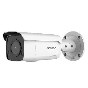 Camera supraveghere IP exterior Hikvision AcuSense DarkFighter DS-2CD2T26G2-ISU/SL, 2 MP, IR 60 m, 2.8 mm, microfon, stroboscop, slot card, PoE