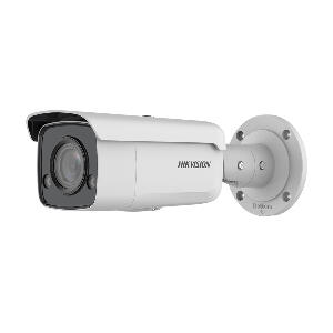 Camera supraveghere IP exterior Hikvision ColorVu DS-2CD2T87G2-L, 8 MP, lumina alba 60 m, 2.8 mm, slot card, PoE