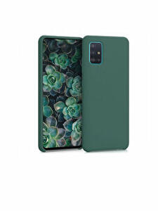Husa pentru Samsung Galaxy A51 kwmobile, silicon, Verde