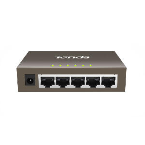 Switch cu 5 porturi Tenda TEG1005D, 1 Gbps, 7.44 Mpps, 2000 MAC, fara management