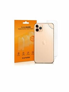 Set 3 folii de protectie pentru Apple iPhone 11 Pro Max Kwmobile, polimer, rezistent la socuri, rezistent la zgarieturi, Incolor