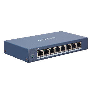 Switch cu 8 porturi Hikvision DS-3E1508-EI, 16 Gbps, 11.904 Mpps, 4000 MAC, cu management