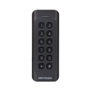 Cititor de proximitate cu tastatura RFID Hikvision DS-K1802EK, EM, 125 KHz, interior/exterior